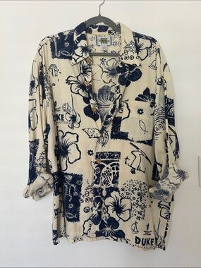 Duke Hawaiian Button Up Shirt